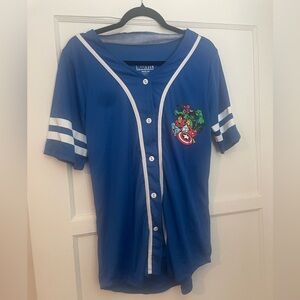 Marvel Blue and White Sports Jersey